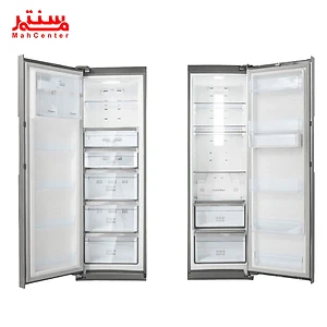 فضای داخلی جادار یخچال دوو SRI/SFI-20SS با گنجایش 673 لیتر و فیلتر تصفیه هوای نانوکربن.